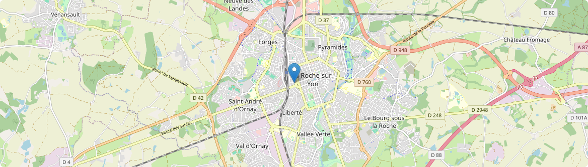 Roche-sur-Yon - Carte