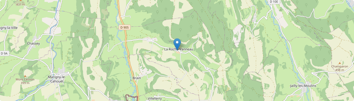 Roche-Vanneau - Carte