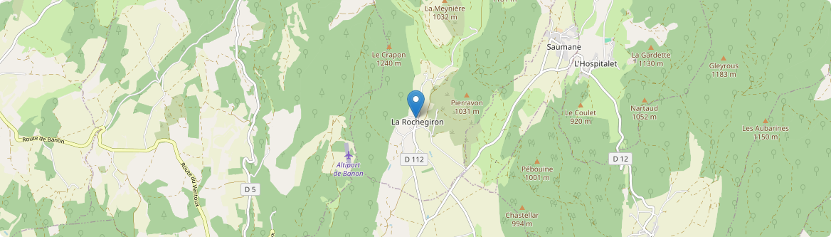 Rochegiron - Carte