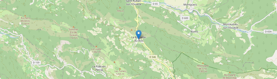 Rochette-du-Buis - Carte