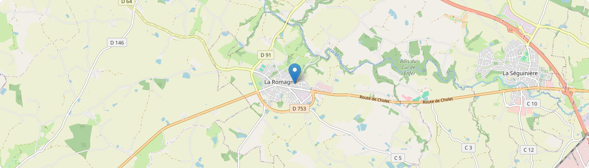 Romagne - Carte