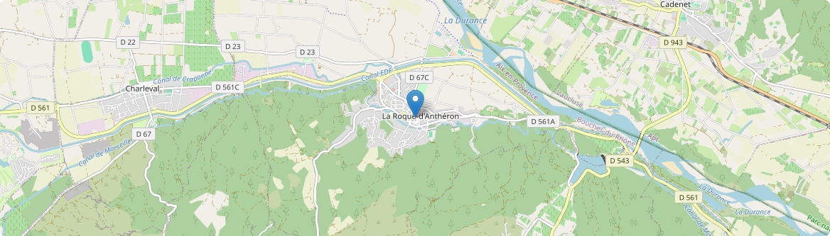 Roque-d'Anthéron - Carte