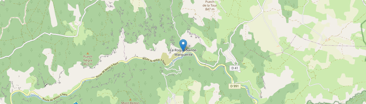 Roque-Sainte-Marguerite - Carte