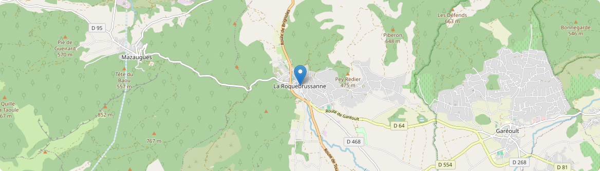 Roquebrussanne - Carte