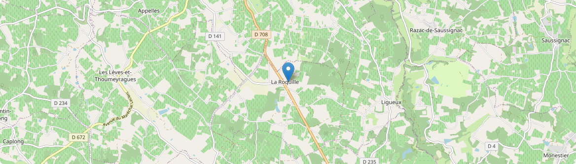Roquille - Carte