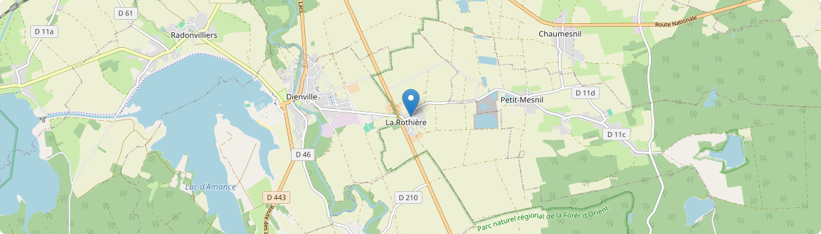 Rothière - Carte