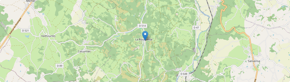 Rouquette - Carte