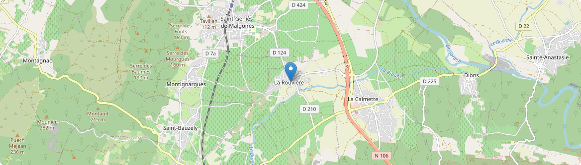Rouvière - Carte