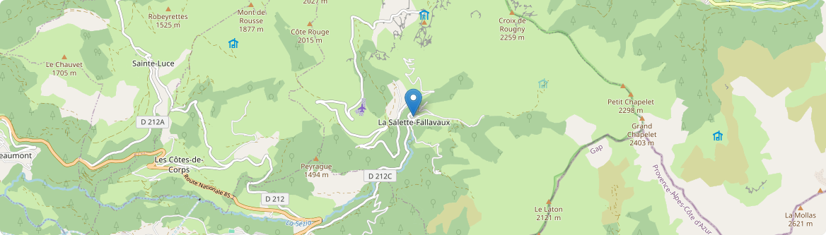 Salette-Fallavaux - Carte
