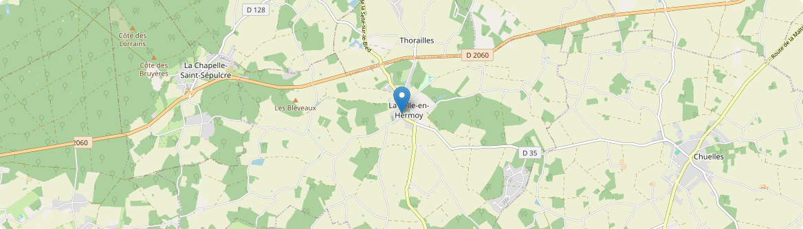 Selle-en-Hermoy - Carte