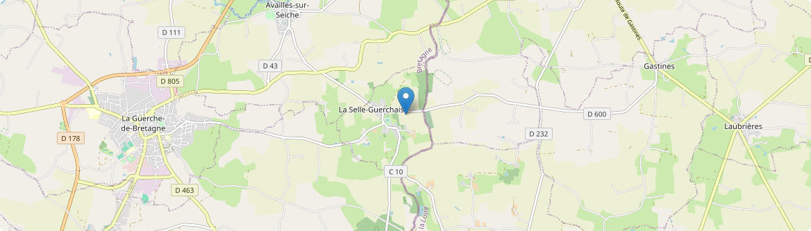 Selle-Guerchaise - Carte