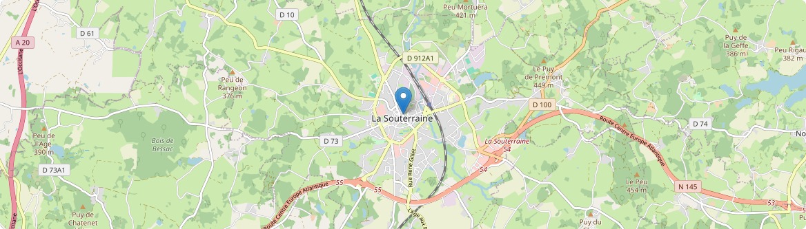 Souterraine - Carte