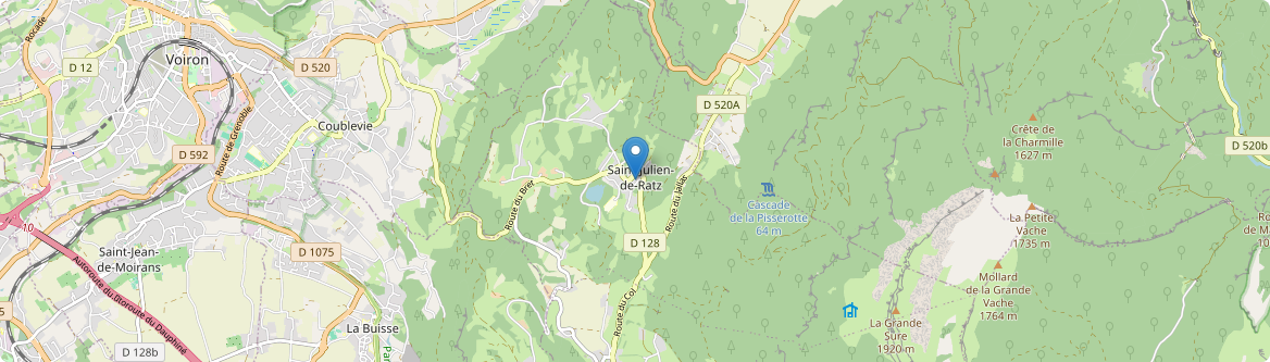 Sure en Chartreuse - Carte