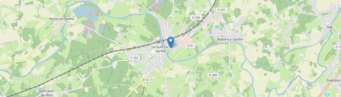 Suze-sur-Sarthe - Carte