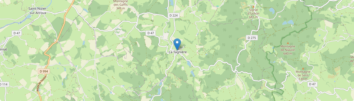Tagnière - Carte