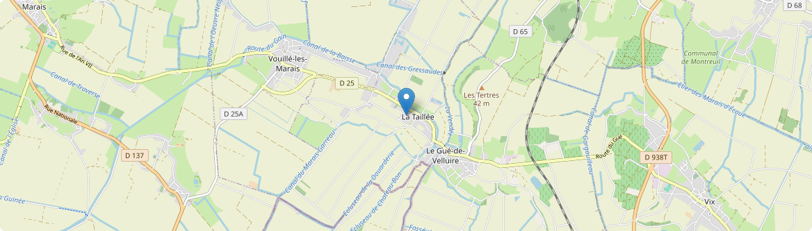 Taillée - Carte