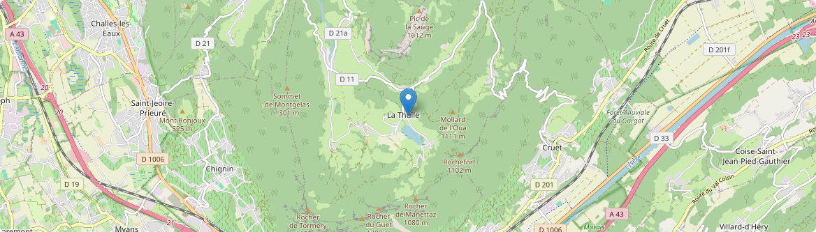 Thuile - Carte