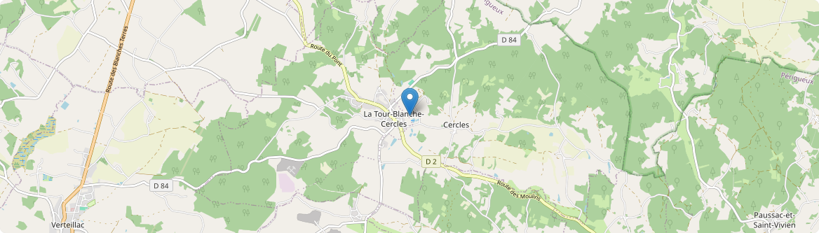 Tour-Blanche-Cercles - Carte