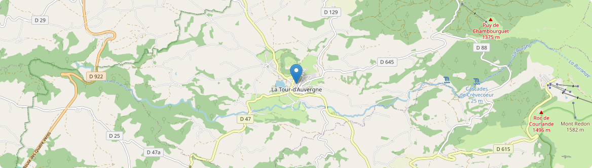 Tour-d'Auvergne - Carte