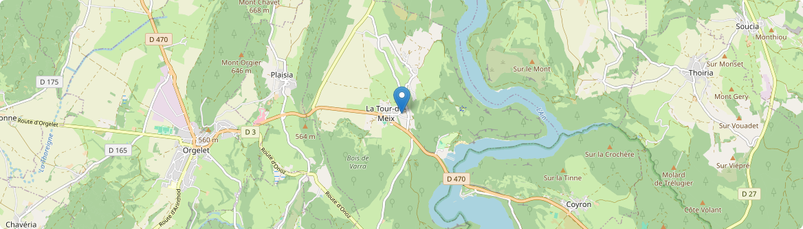 Tour-du-Meix - Carte