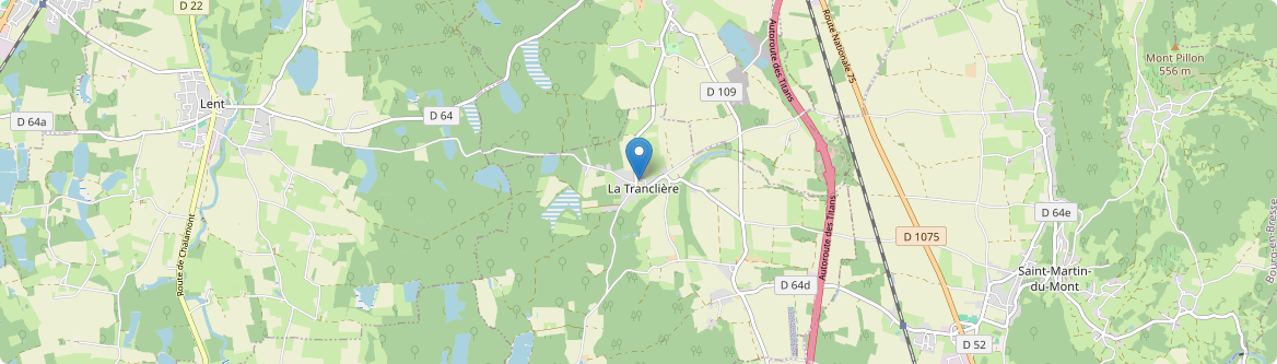 Tranclière - Carte