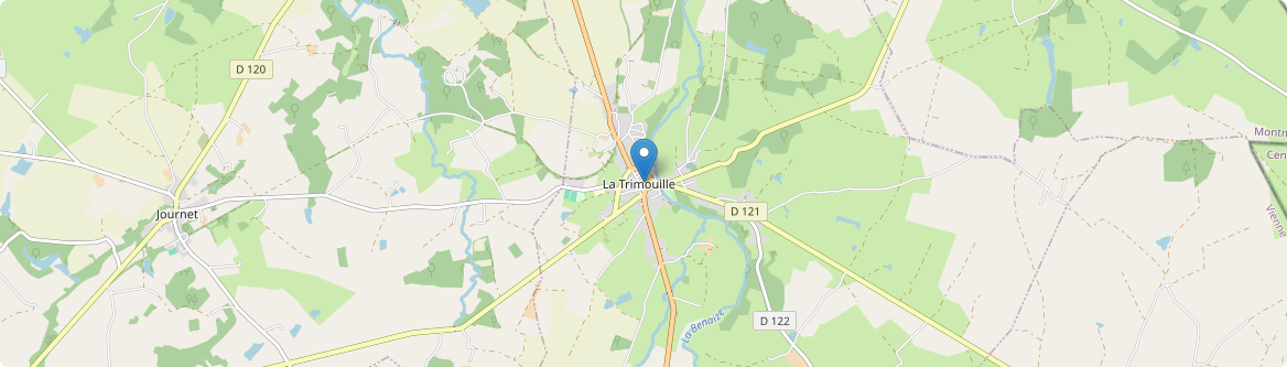 Trimouille - Carte