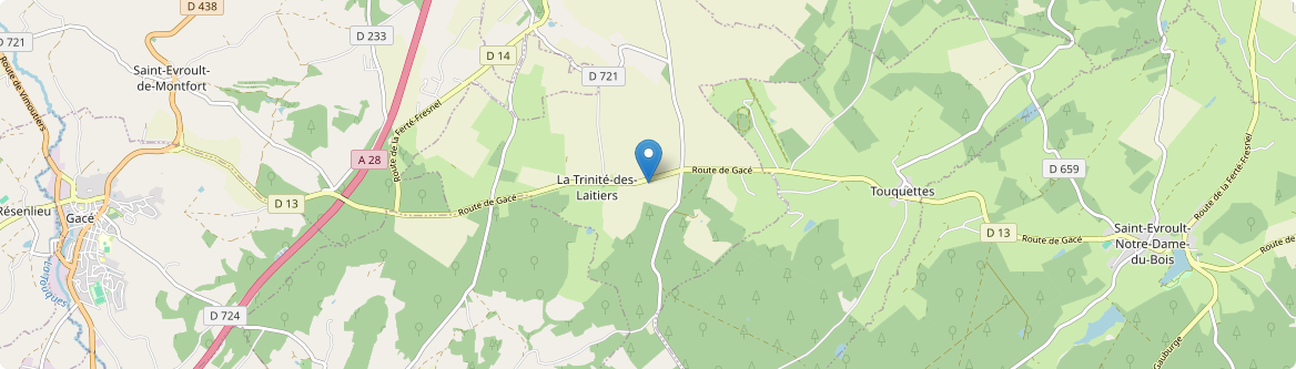 Trinité-des-Laitiers - Carte