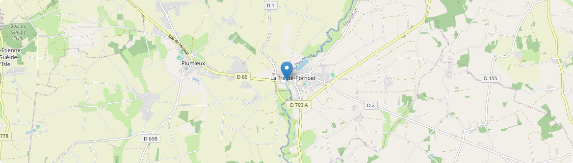 Trinité-Porhoët - Carte