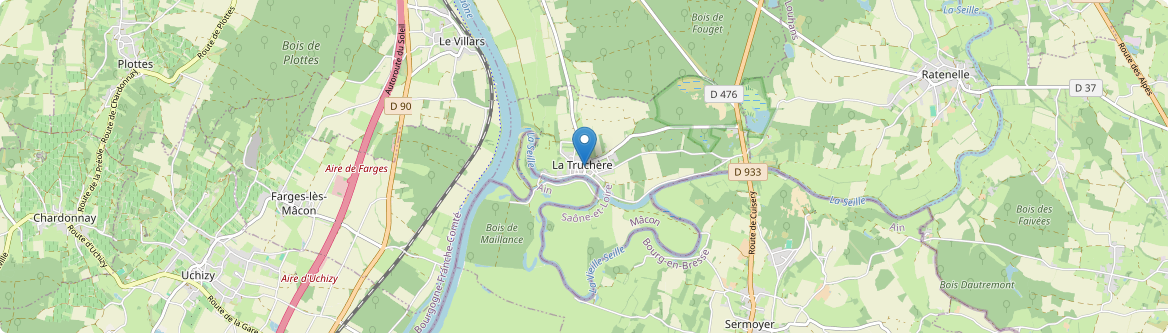Truchère - Carte