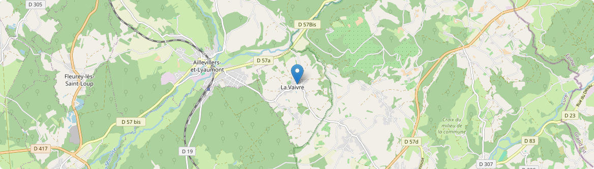 Vaivre - Carte
