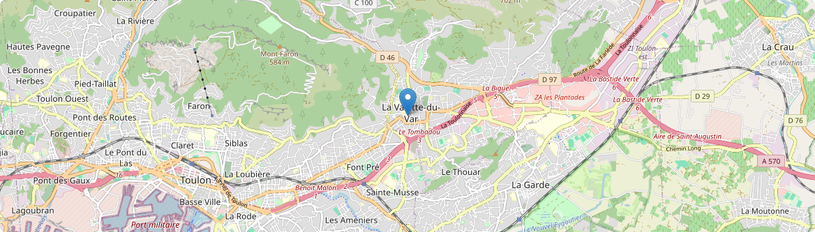 Valette-du-Var - Carte