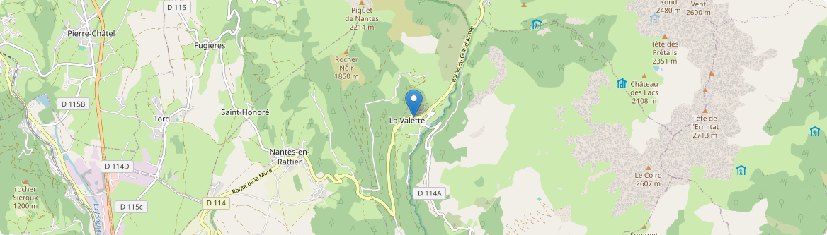 Valette - Carte