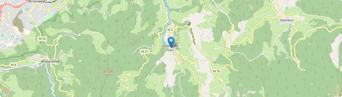 Valla-en-Gier - Carte