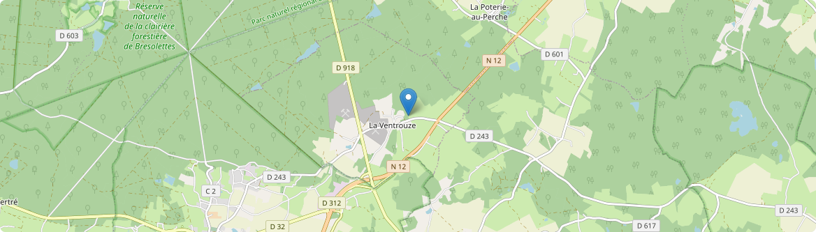 Ventrouze - Carte