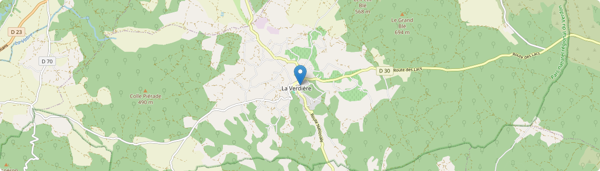Verdière - Carte