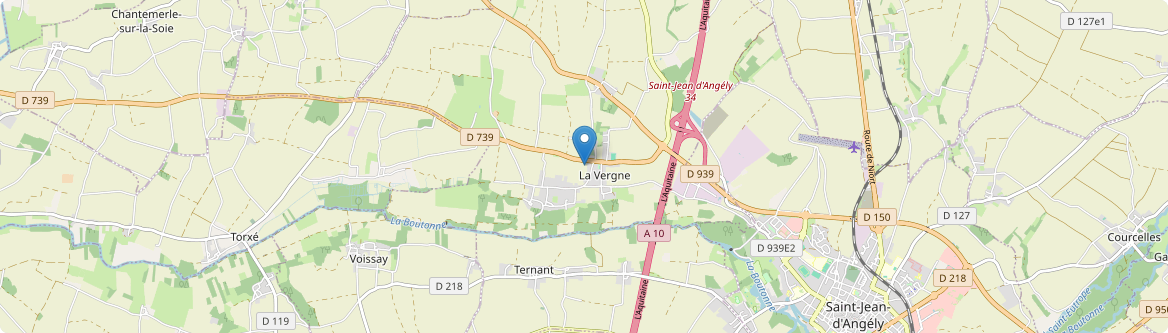 Vergne - Carte
