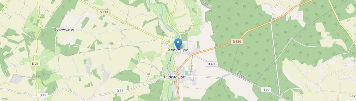 La Vieille-Lyre - Carte
