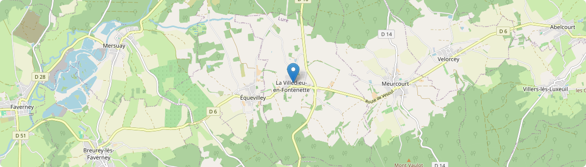 Villedieu-en-Fontenette - Carte