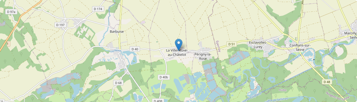 Villeneuve-au-Châtelot - Carte
