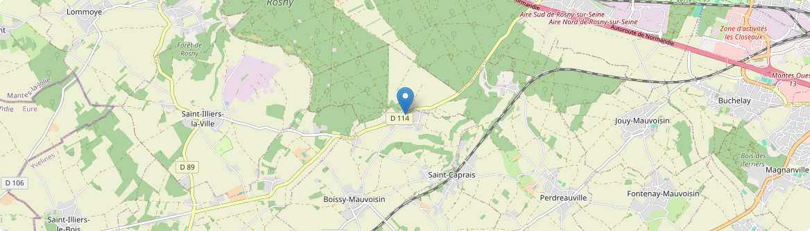 Villeneuve-en-Chevrie - Carte