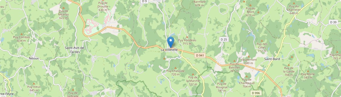 Villetelle - Carte