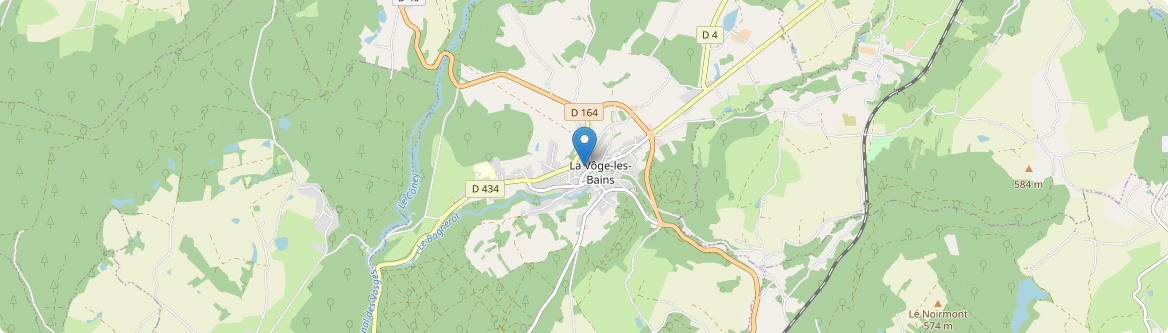 Vôge-les-Bains - Carte