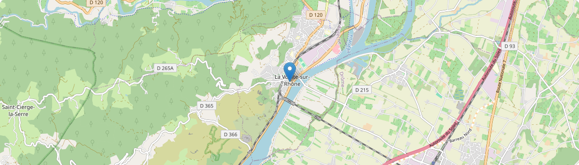 Voulte-sur-Rhône - Carte