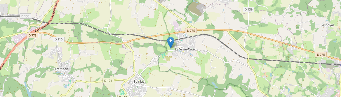 Vraie-Croix - Carte