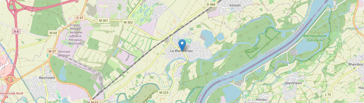 Wantzenau - Carte