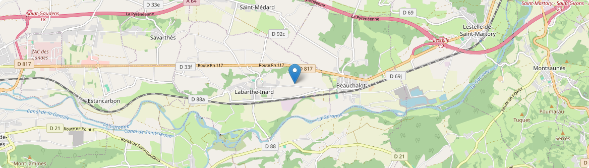 Labarthe-Inard - Carte