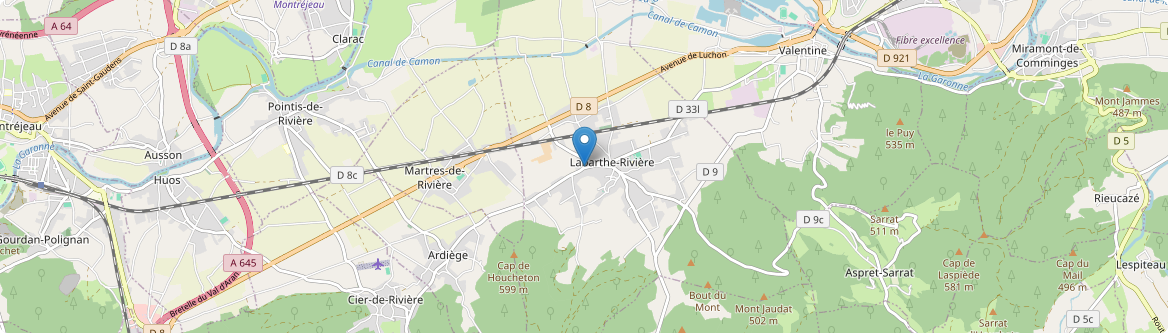 Labarthe-Rivière - Carte