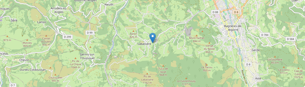 Labassère - Carte