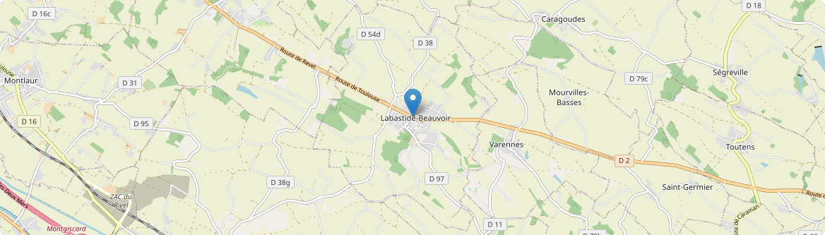 Labastide-Beauvoir - Carte