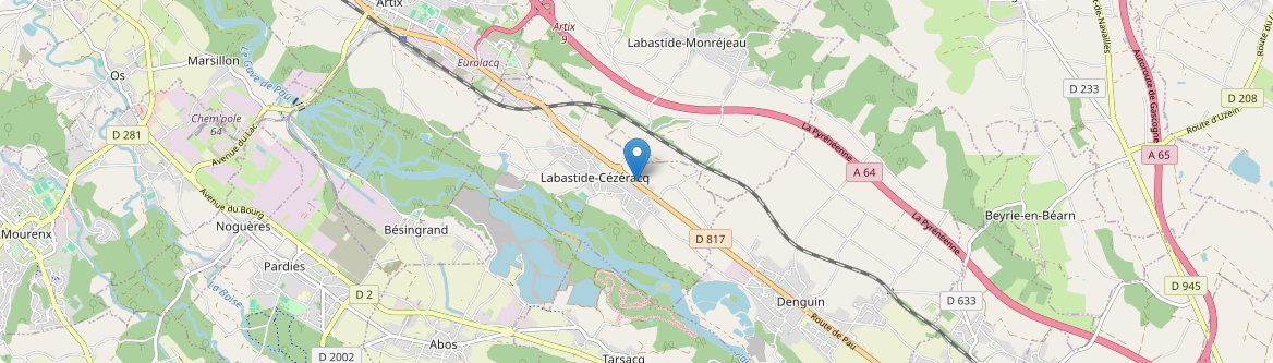 Labastide-Cézéracq - Carte